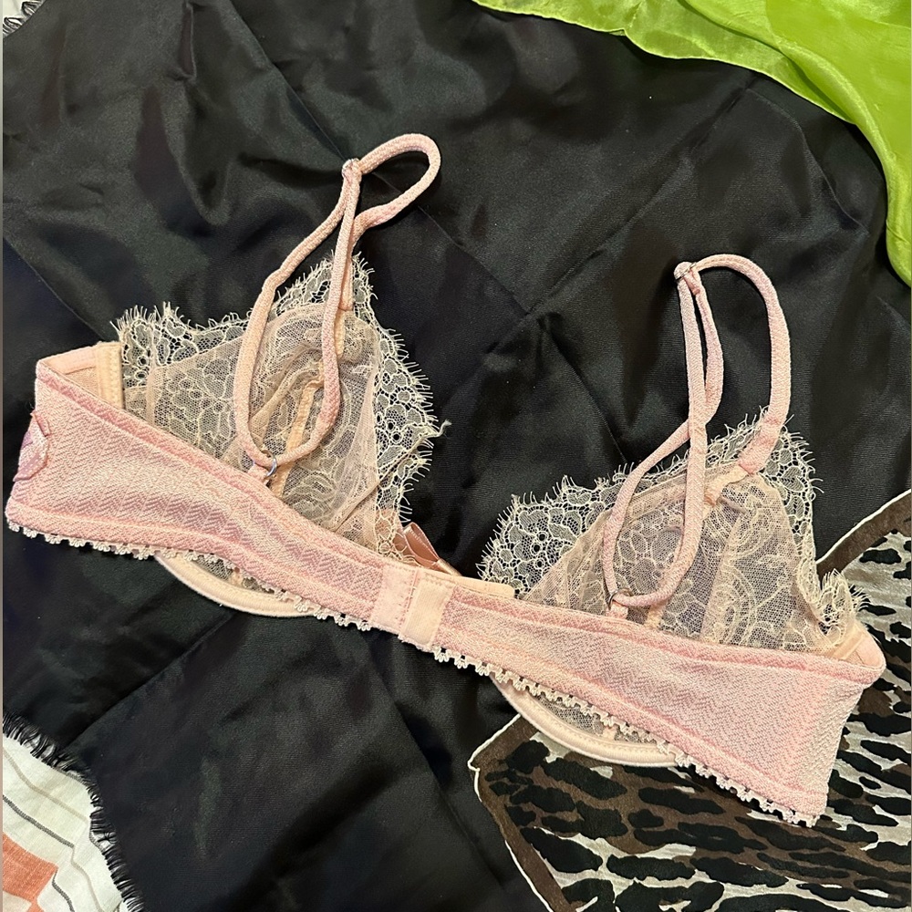Dior/Galliano Pink Lace Bra Set - Picture 8 of 11